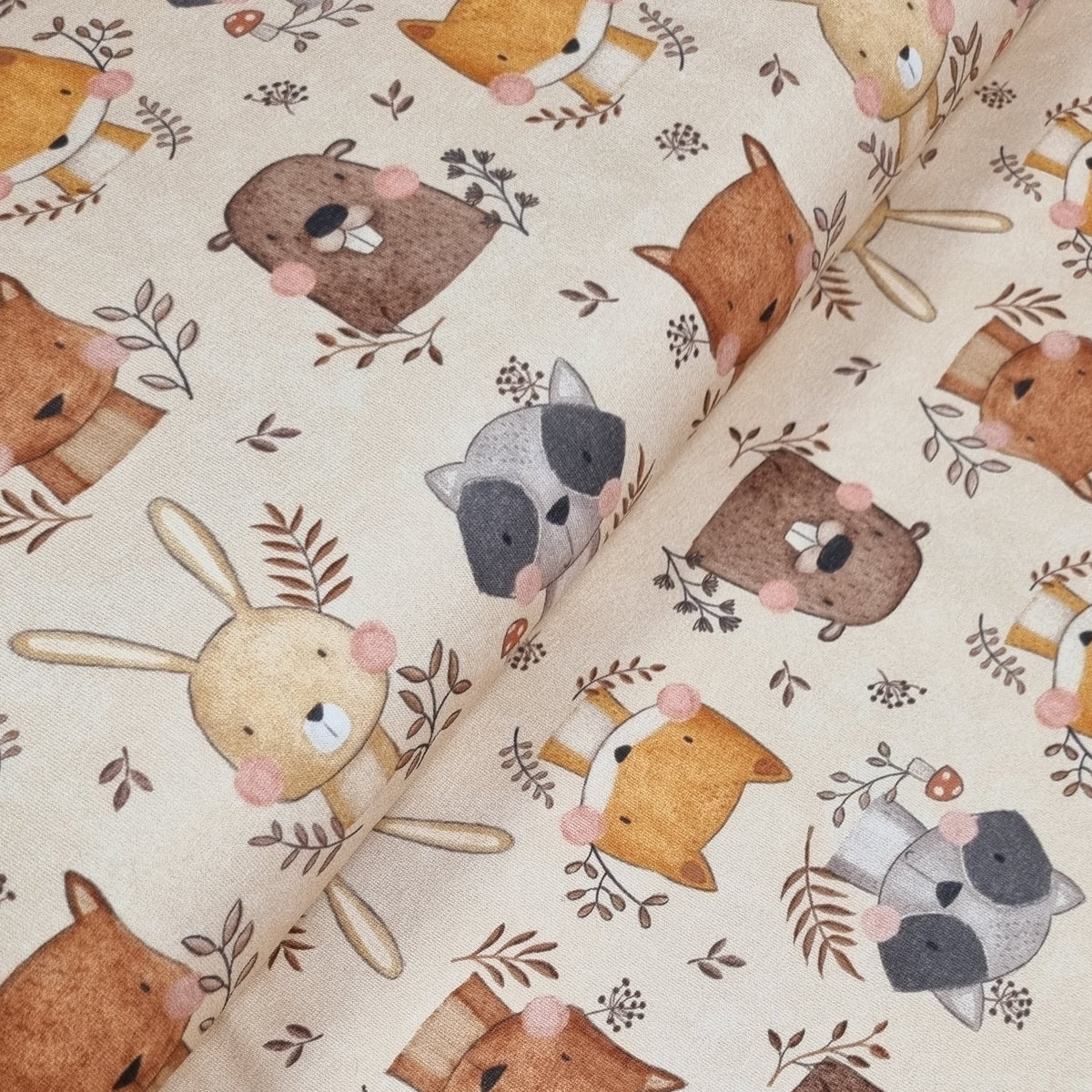 Jersey Biber, Waschbär, Fuchs