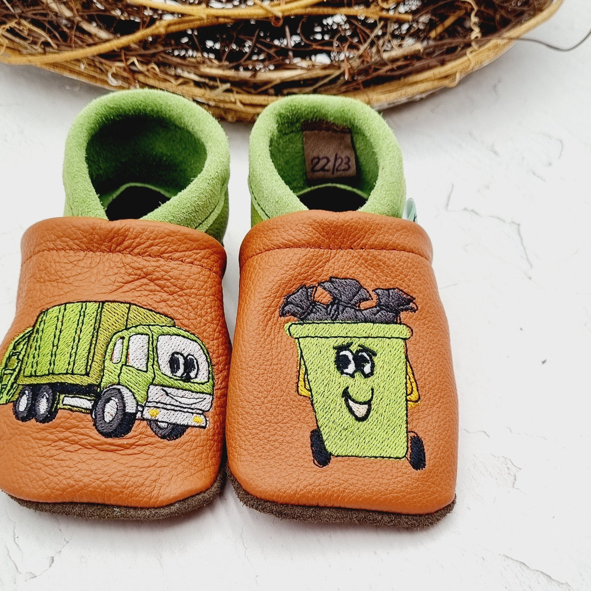 Lederpuschen Müllfahrzeug