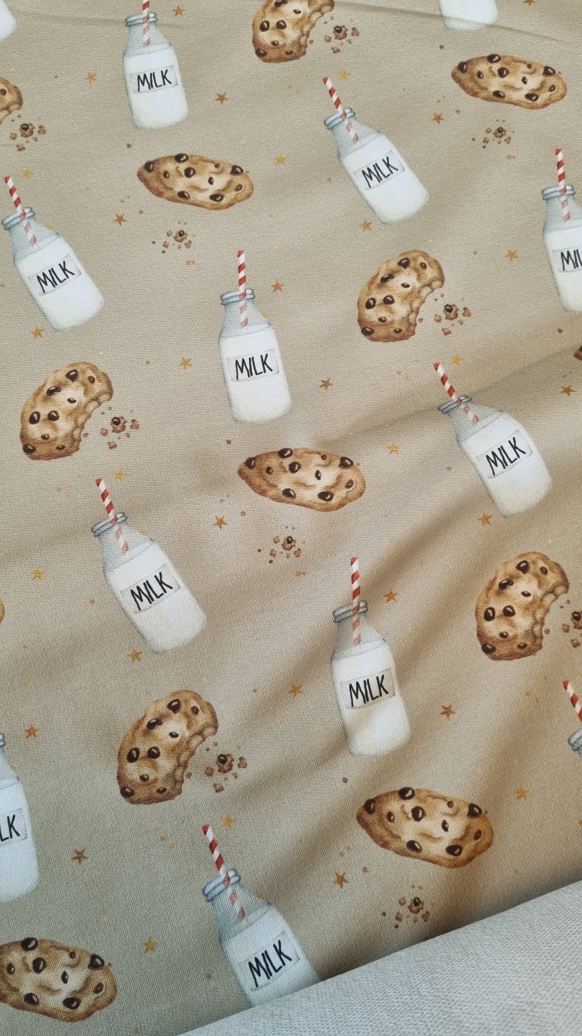 French Terry/Sweat Milch + Keks