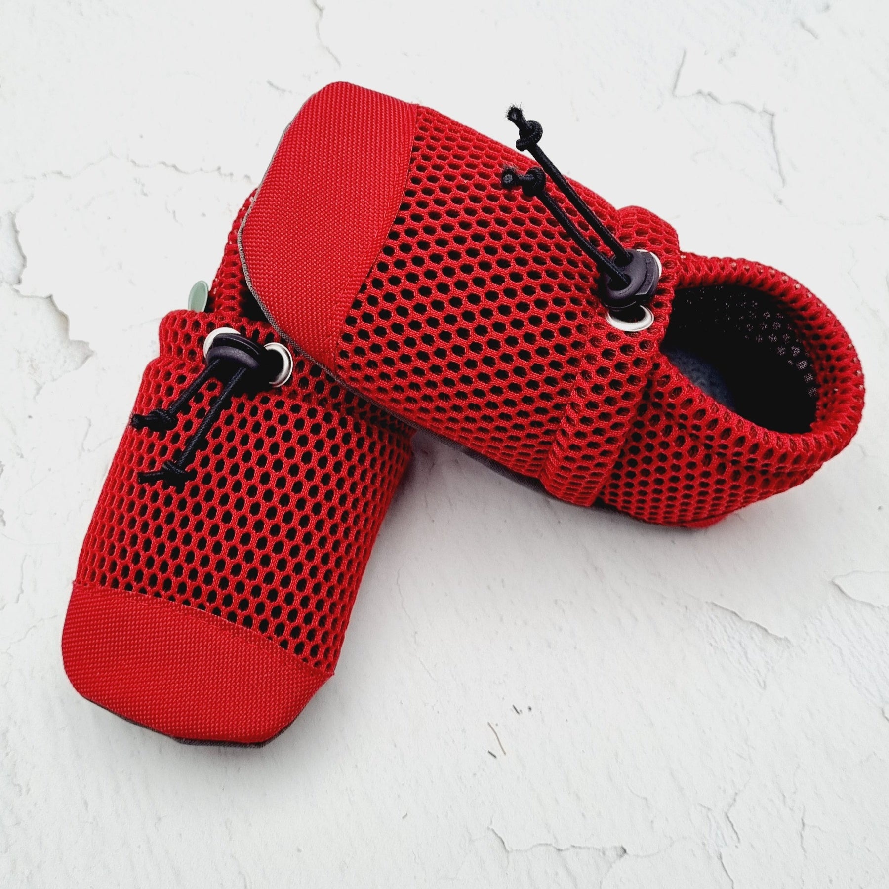 Vegane Softshell-Mesh Barfußschuhe rot