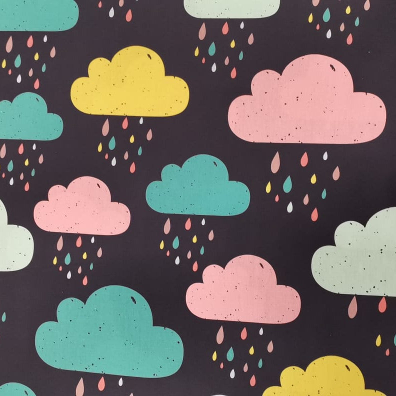Baumwolle Stoff Wolken