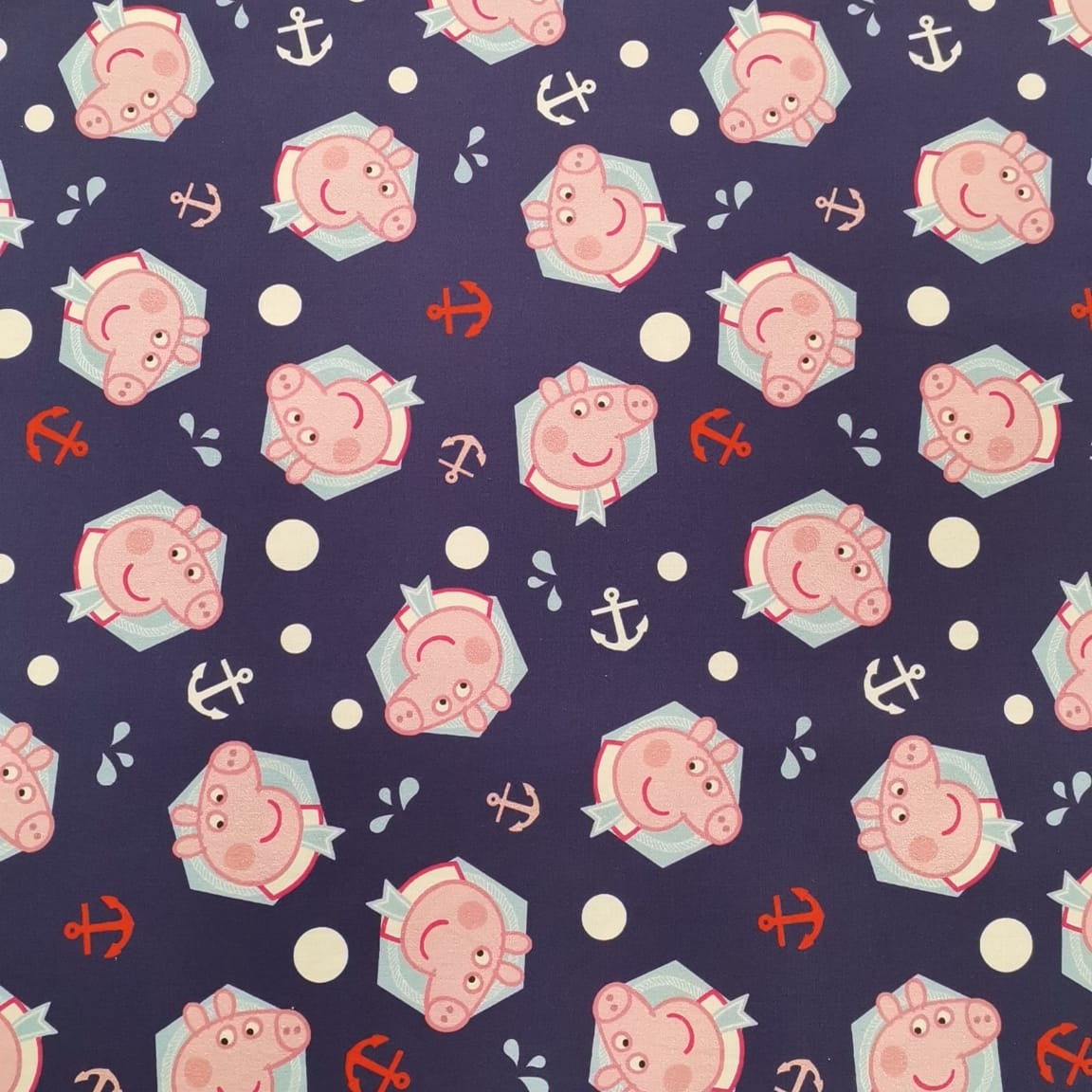 Baumwolle Stoff Peppa Wutz