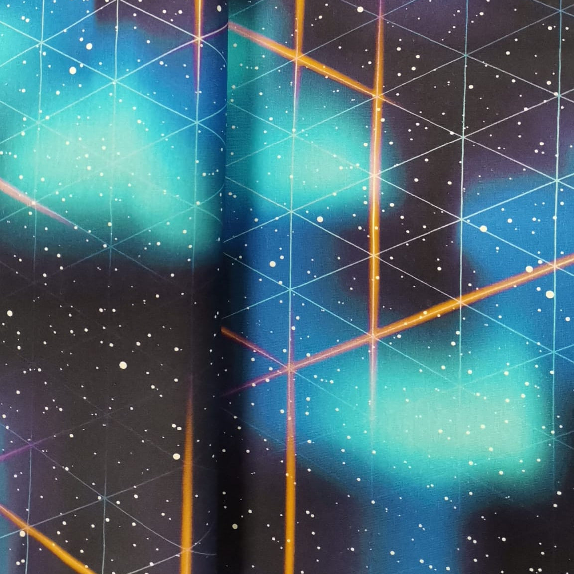 Jersey Stoff Weltall