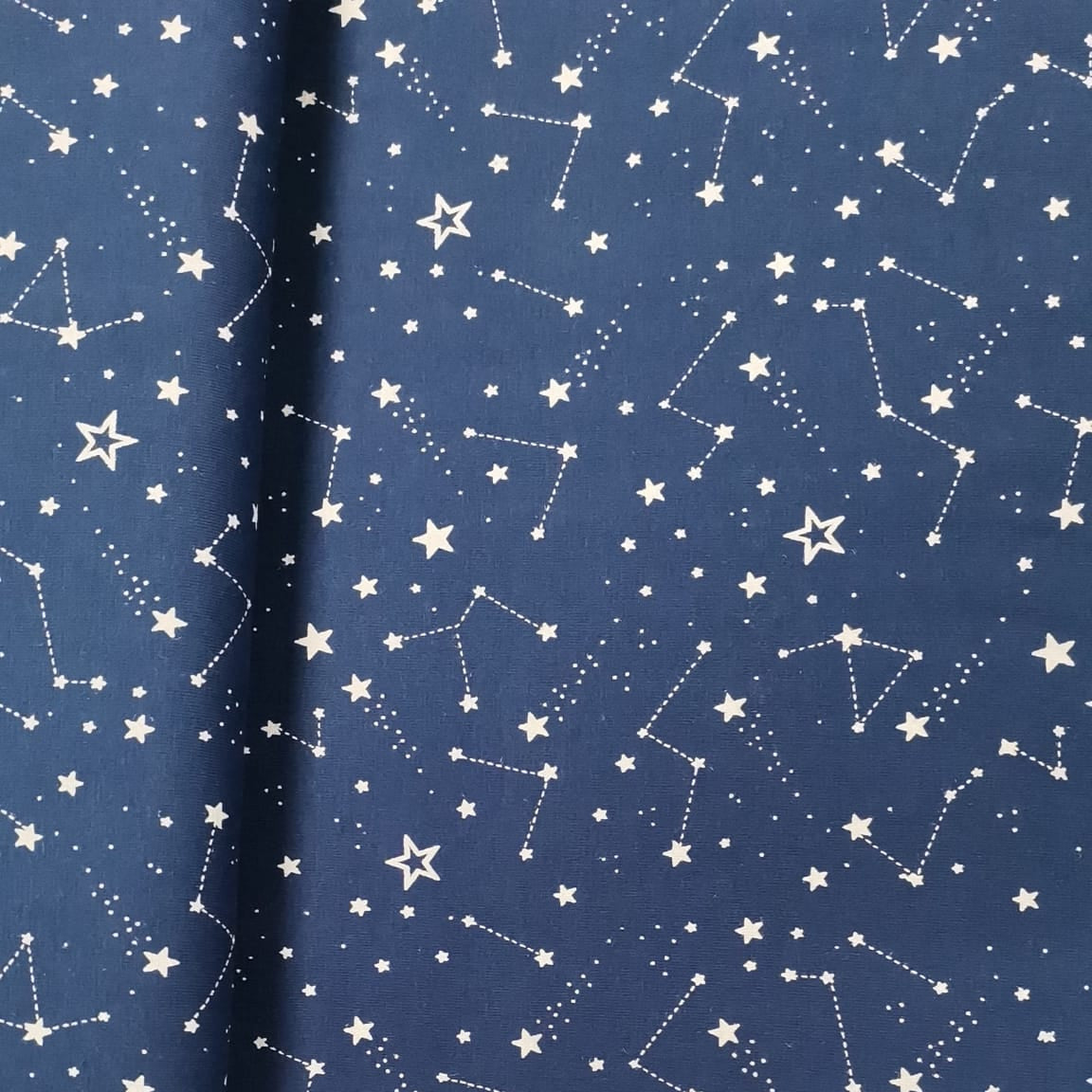 Jersey Stoff nähen Sterne Sternenbild Astrologie