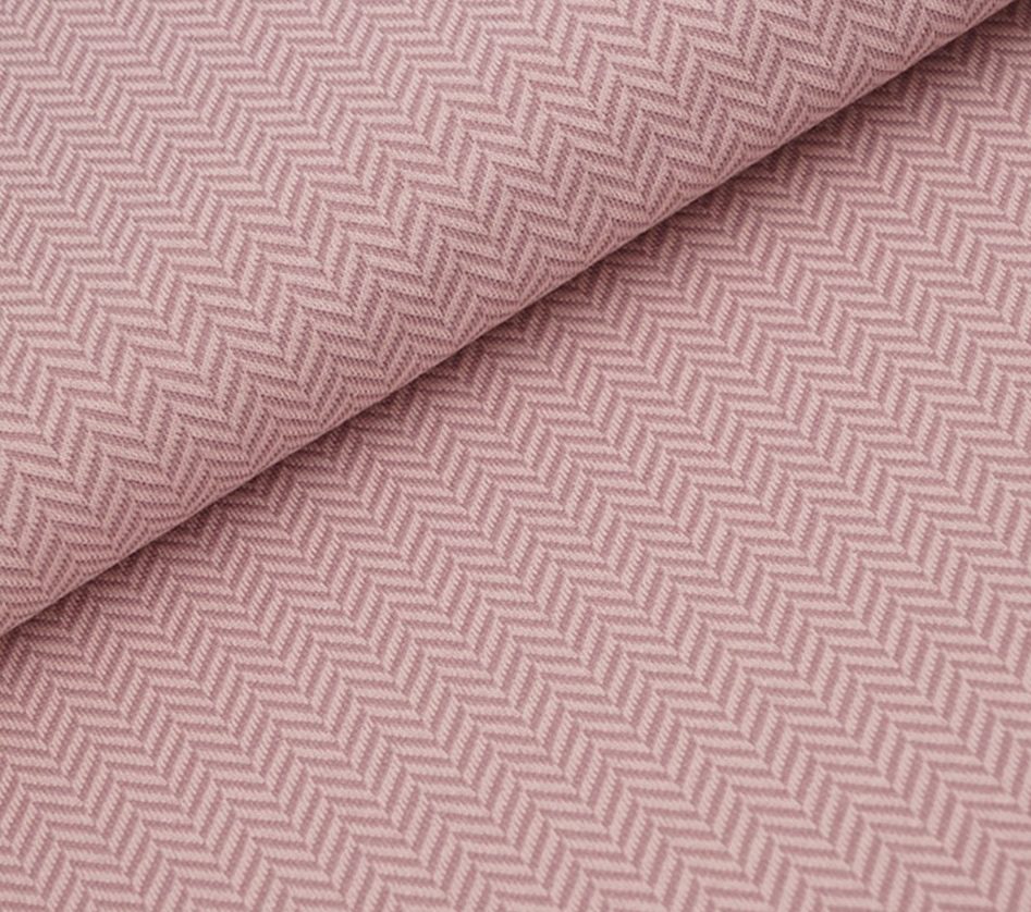 BIO Jacquard-Jersey Fischgrät, Stoffonkel, woodrose