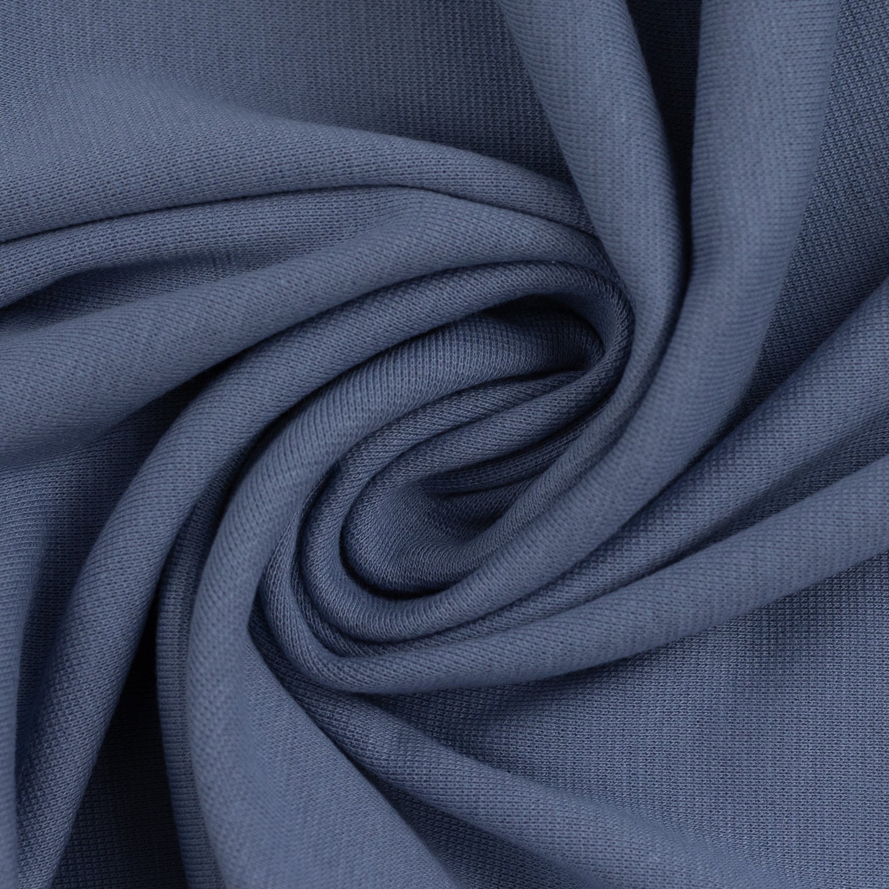 Bündchen, Swafing, 100cm Schlauch, uni, staubblau