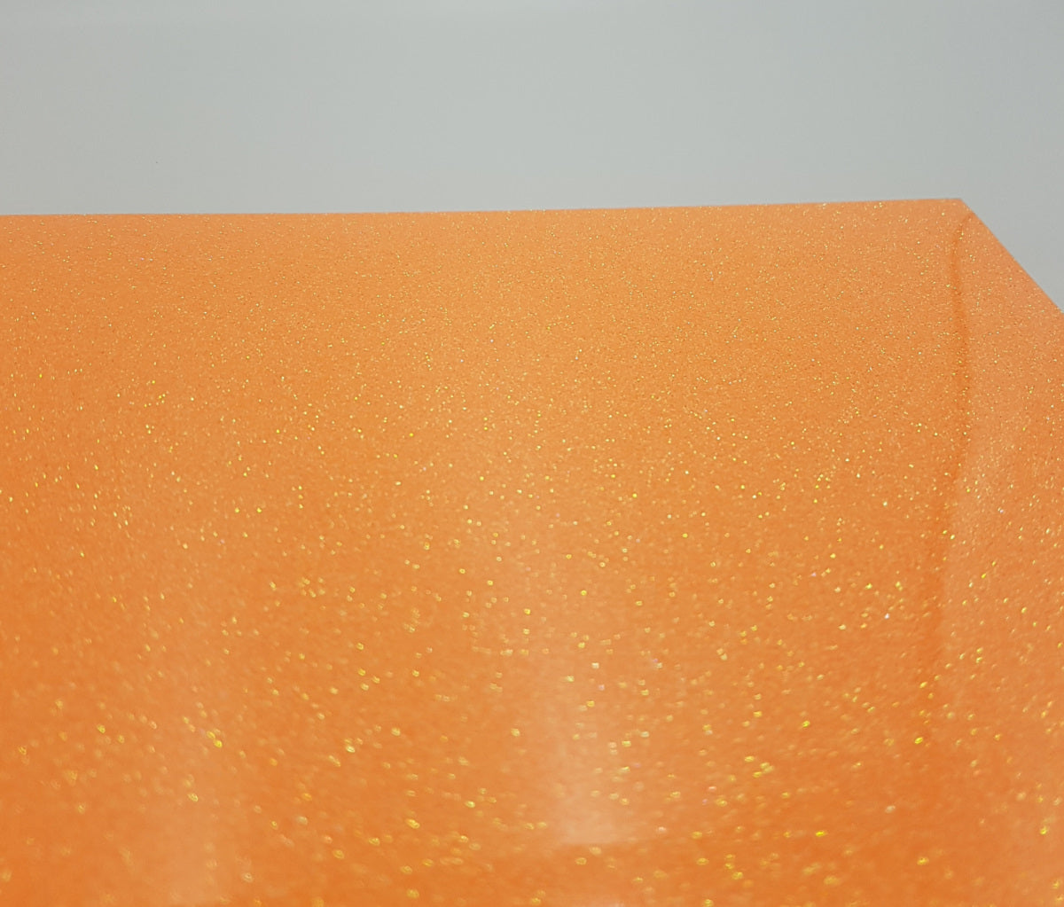 Plott-Folie Glitter-FLEX zum Aufbügeln, Neonorange