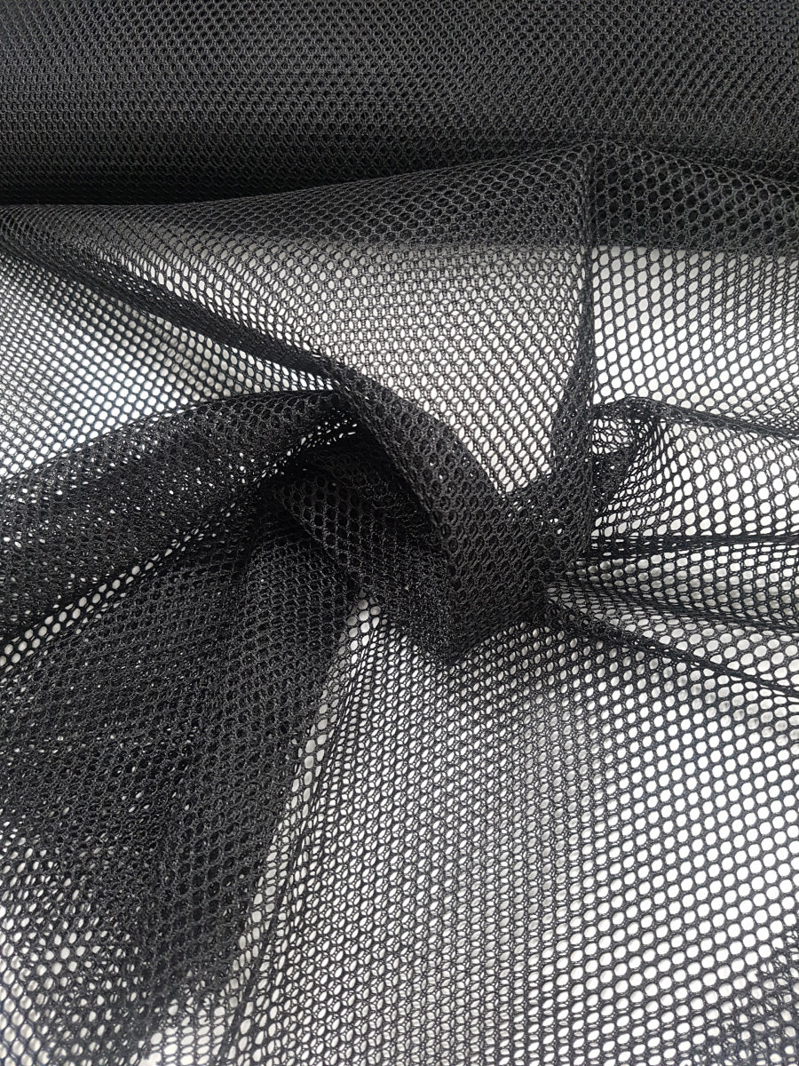 Mesh, Netzstoff, schwarz