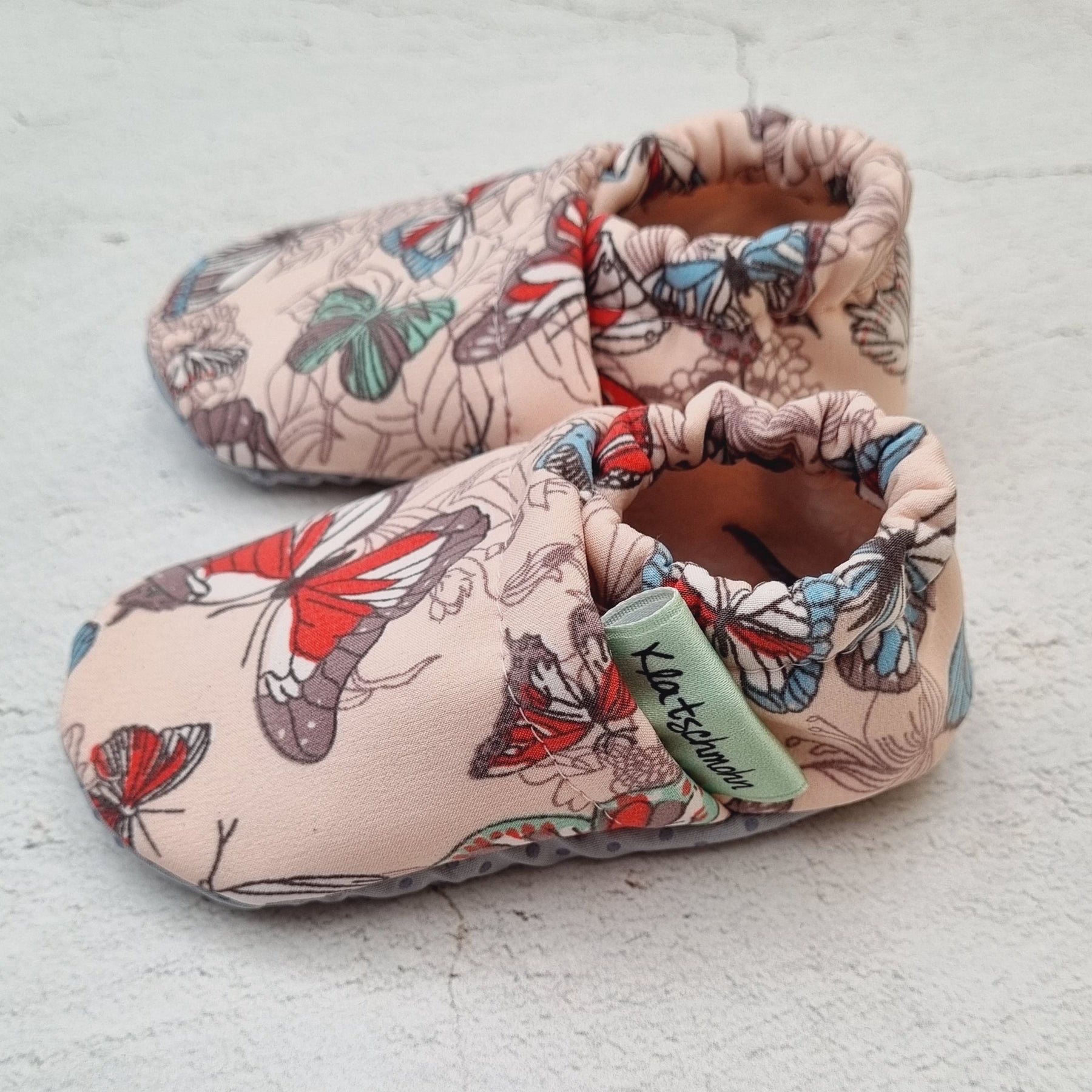 Vegane Lauflernschuhe Schmetterling