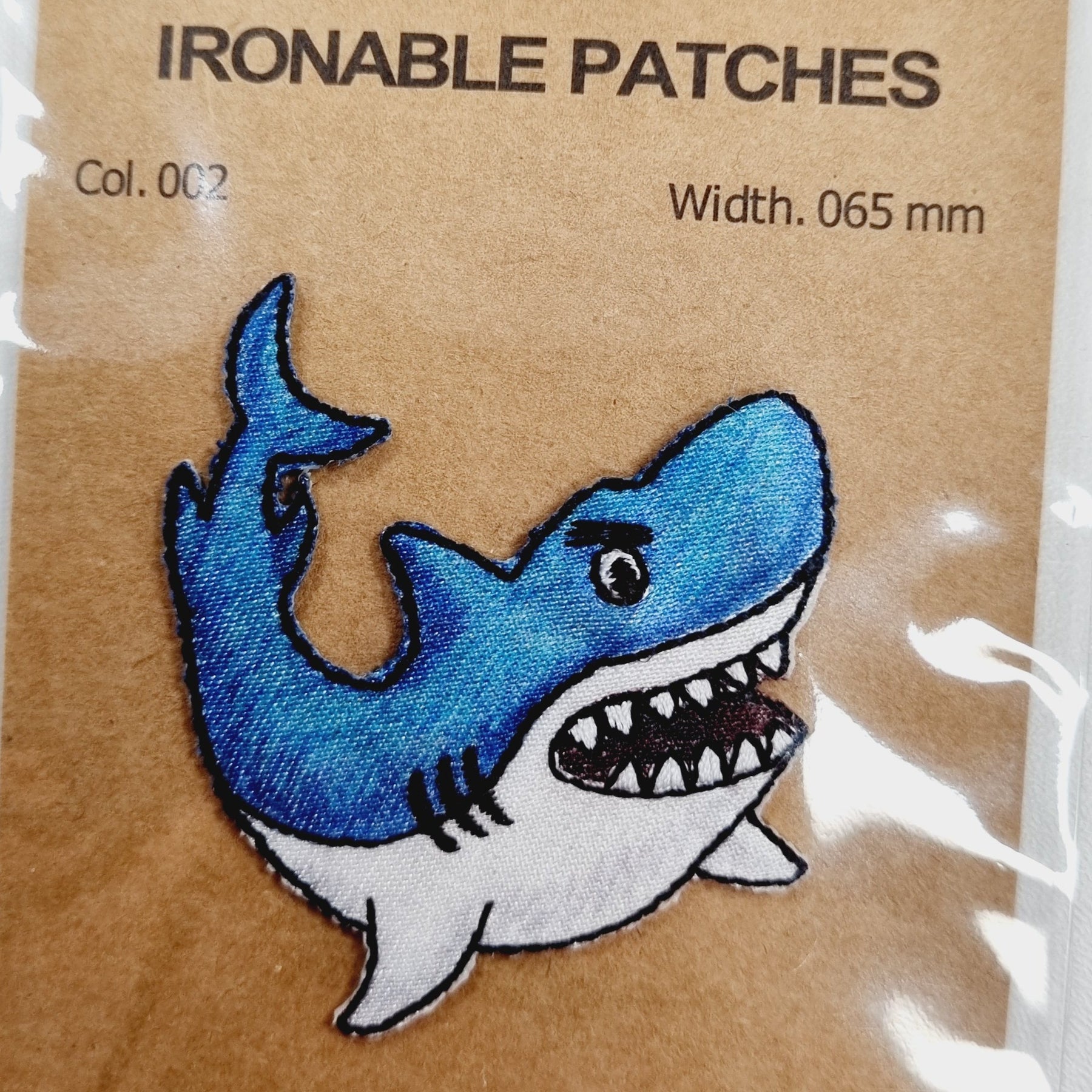Patch zum aufbügeln Hai