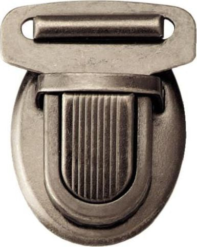 Prym Steckschloss 26 mm altsilber