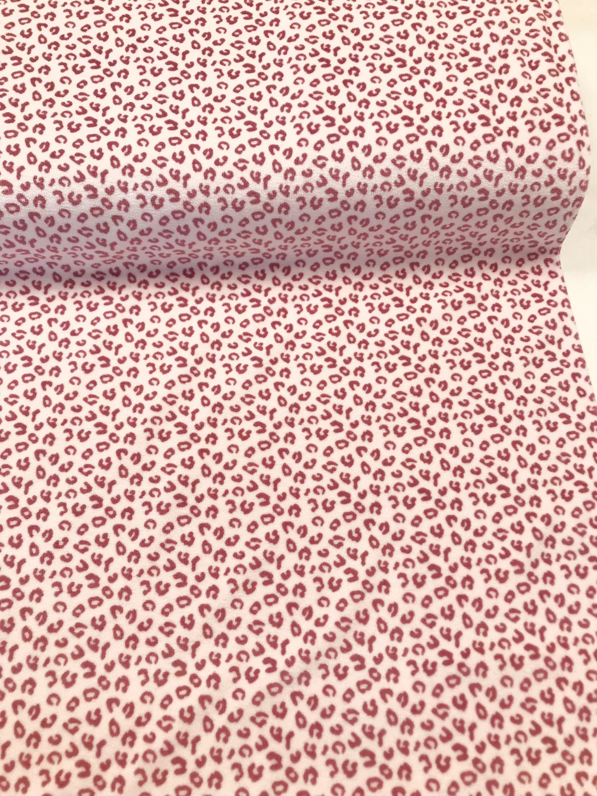 GOTS BIO Nicki von Stoffonkel, 100% BIO Baumwolle, Samtpfötchen LEO in rosa beere