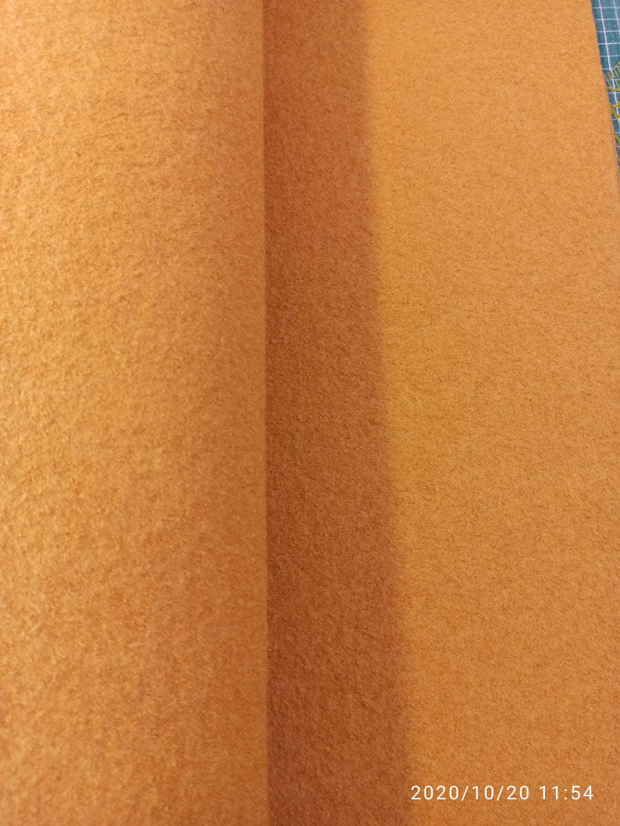 Wollwalk, 100% Schurwolle, senf