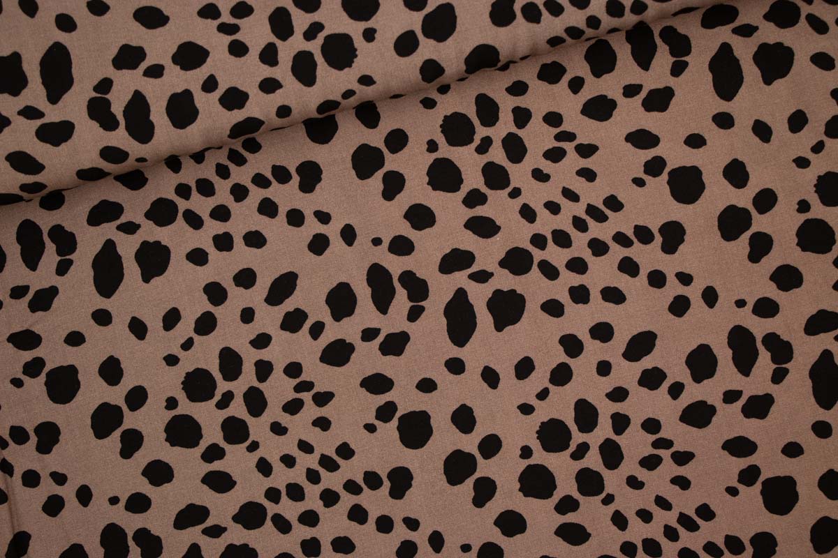 Viskose Punkte Mauve