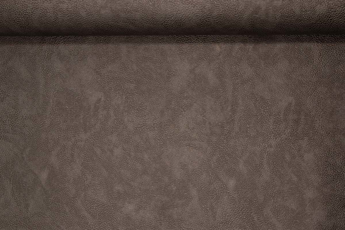 Kunstleder Grau-Braun Metallic