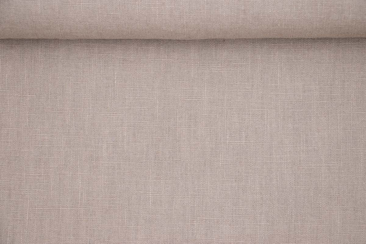 Leinen uni Beige