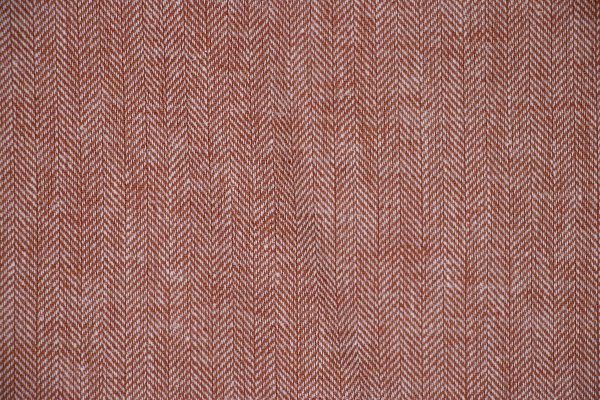 Leinen-Baumwoll Twill Rostrot