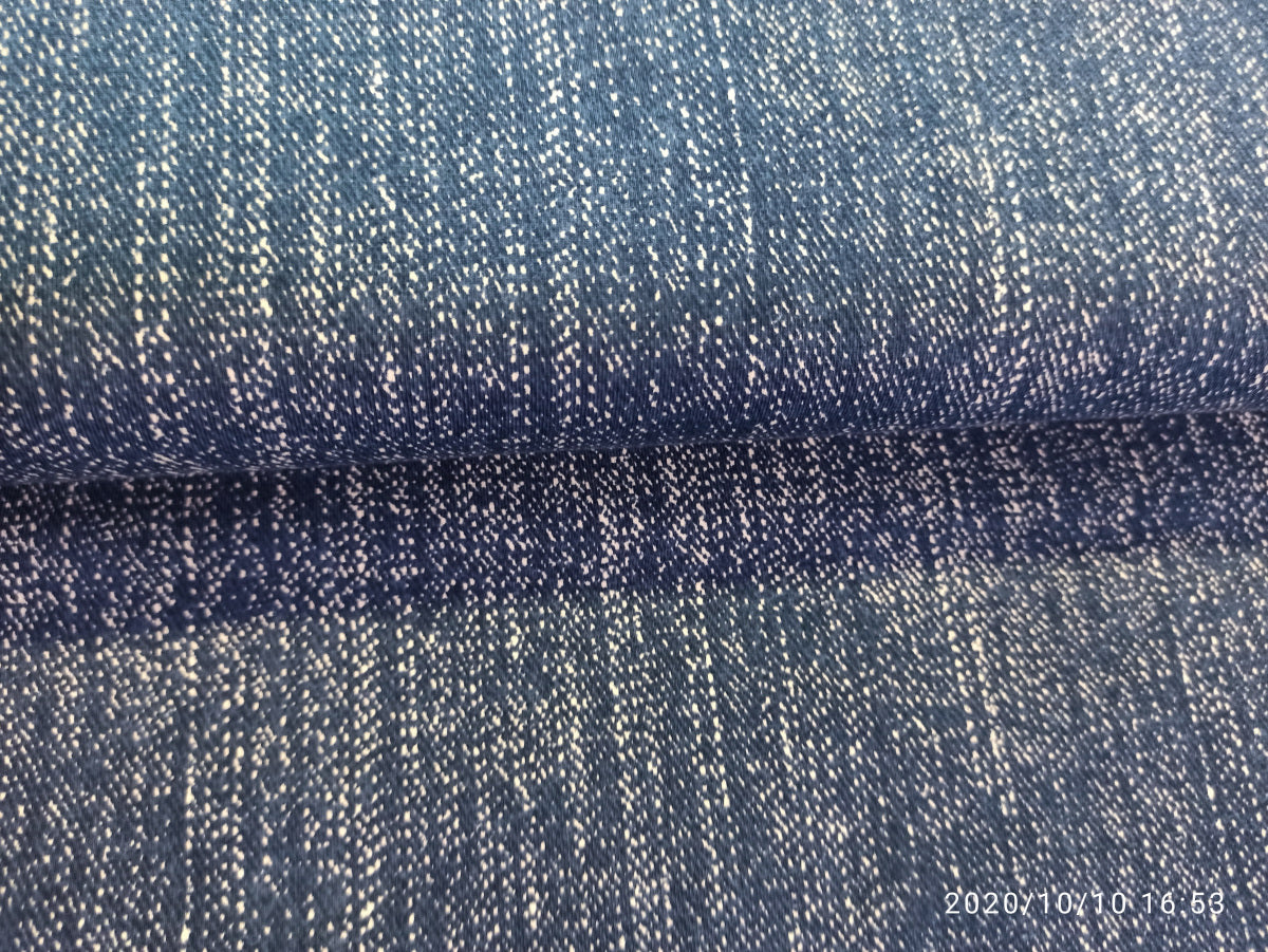 Jersey Jeans-Denim Optik, überbreit