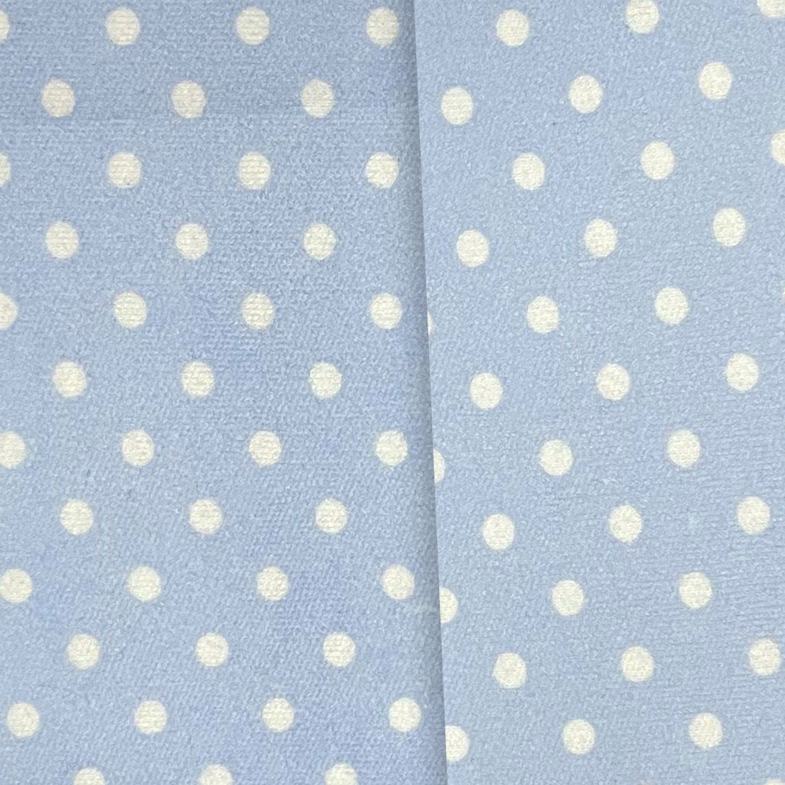 Bio-Interlock-Jersey, C.Pauli, hellblau/weisse Punkte