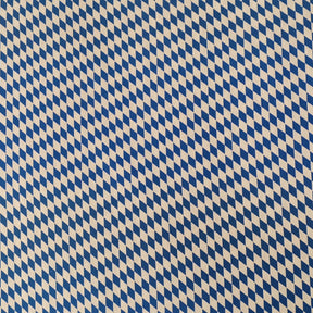 Baumwolle Bayrisch blau weiß Rauten