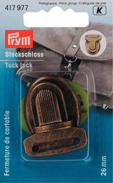 Prym Steckschloss 26 mm altmessing