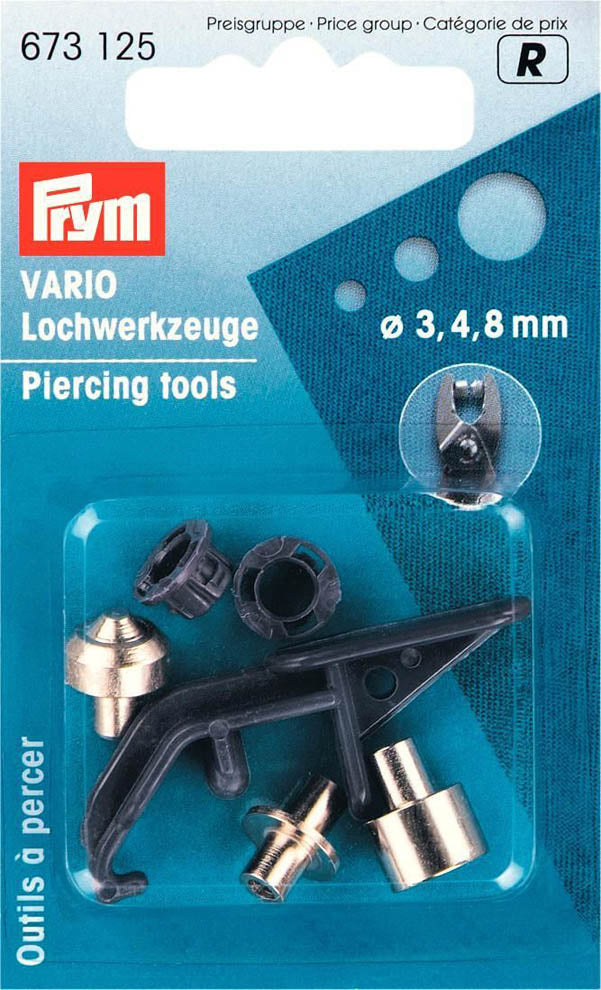 Prym Lochwerkzeuge für Vario-Zange ST 3/4/8 mm