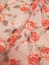 Jersey Blüten auf rosa