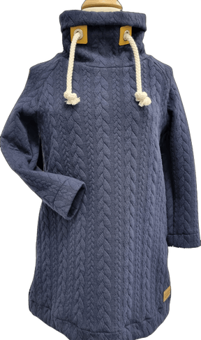Kinderkleidung - Baumwoll-Stepper-Kleid in fünf verschiedenen Farben